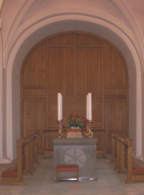 Alterparti Lillerd Kirke 28. dec. 2006 - en mrk dag!