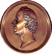 H.C.Andersen medaljon 21,5 cm i diameter